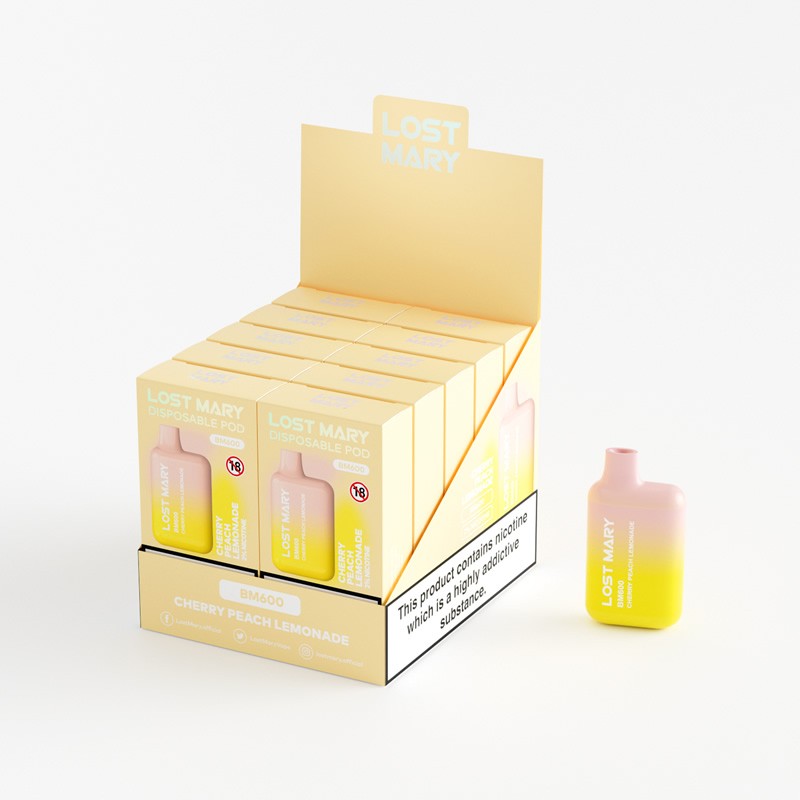 Lost Mary Bm Cherry Peach Lemonade Disposable Vape Pack